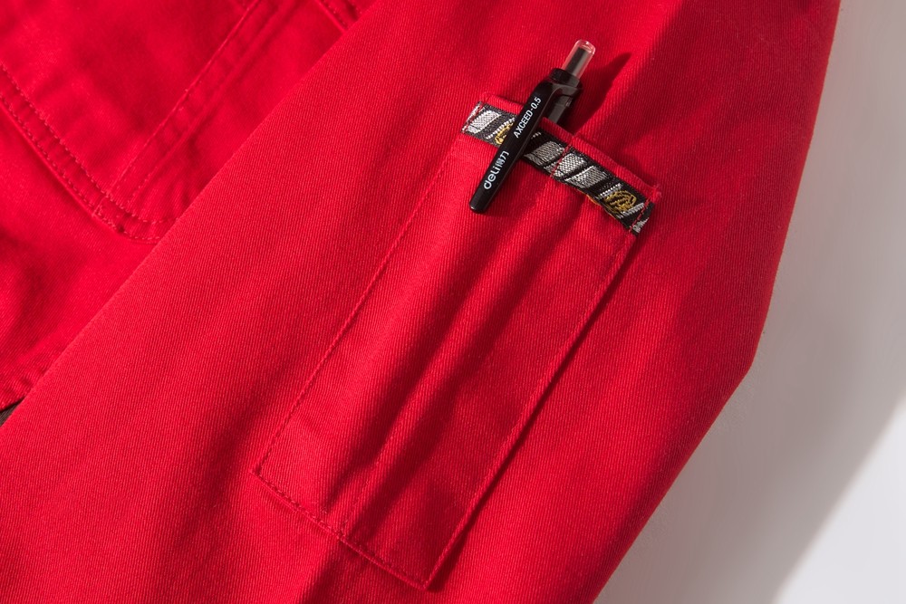 全棉春秋工作服細節(jié)展示