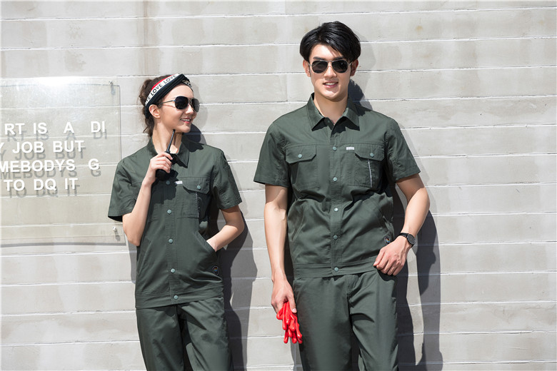 2021新款夏季短袖工作服定制 2021新款夏季短袖工作服定制