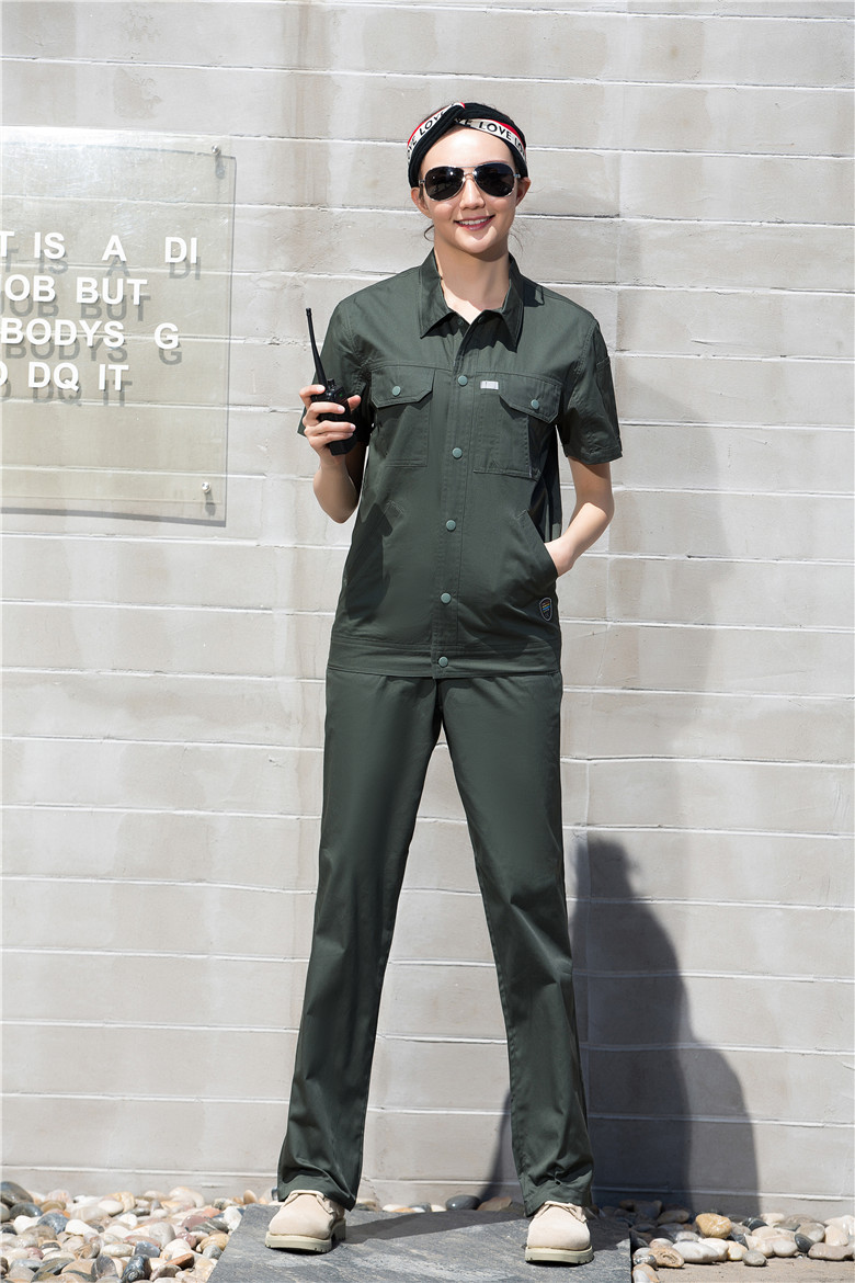 2021新款夏季短袖工作服定制 2021新款夏季短袖工作服定制