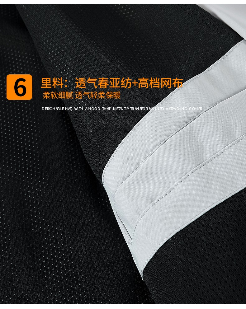 沖鋒衣細(xì)節(jié)展示